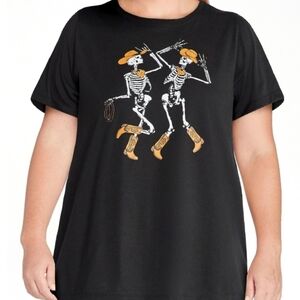 Celebrate Skeleton Cowboys Graphic T-shirt Size XXL New